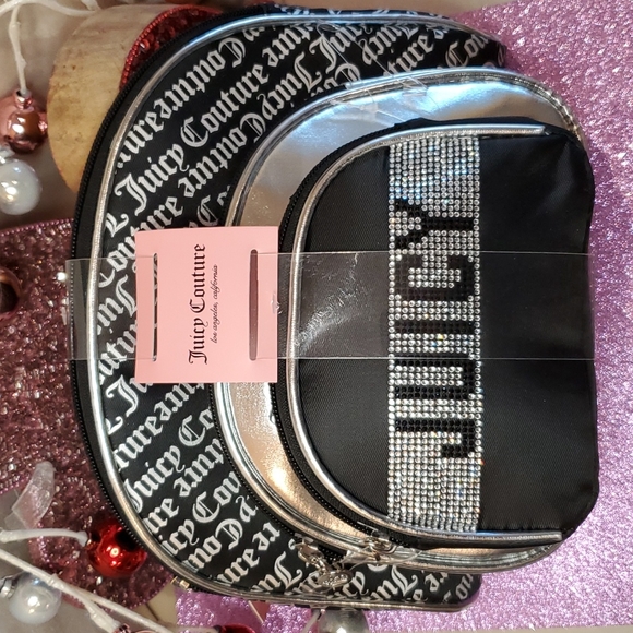 Juicy Couture ♥️NWT♥️ Cosmetic Bag Trio Set!♥️♥️♥️ - Picture 6 of 9